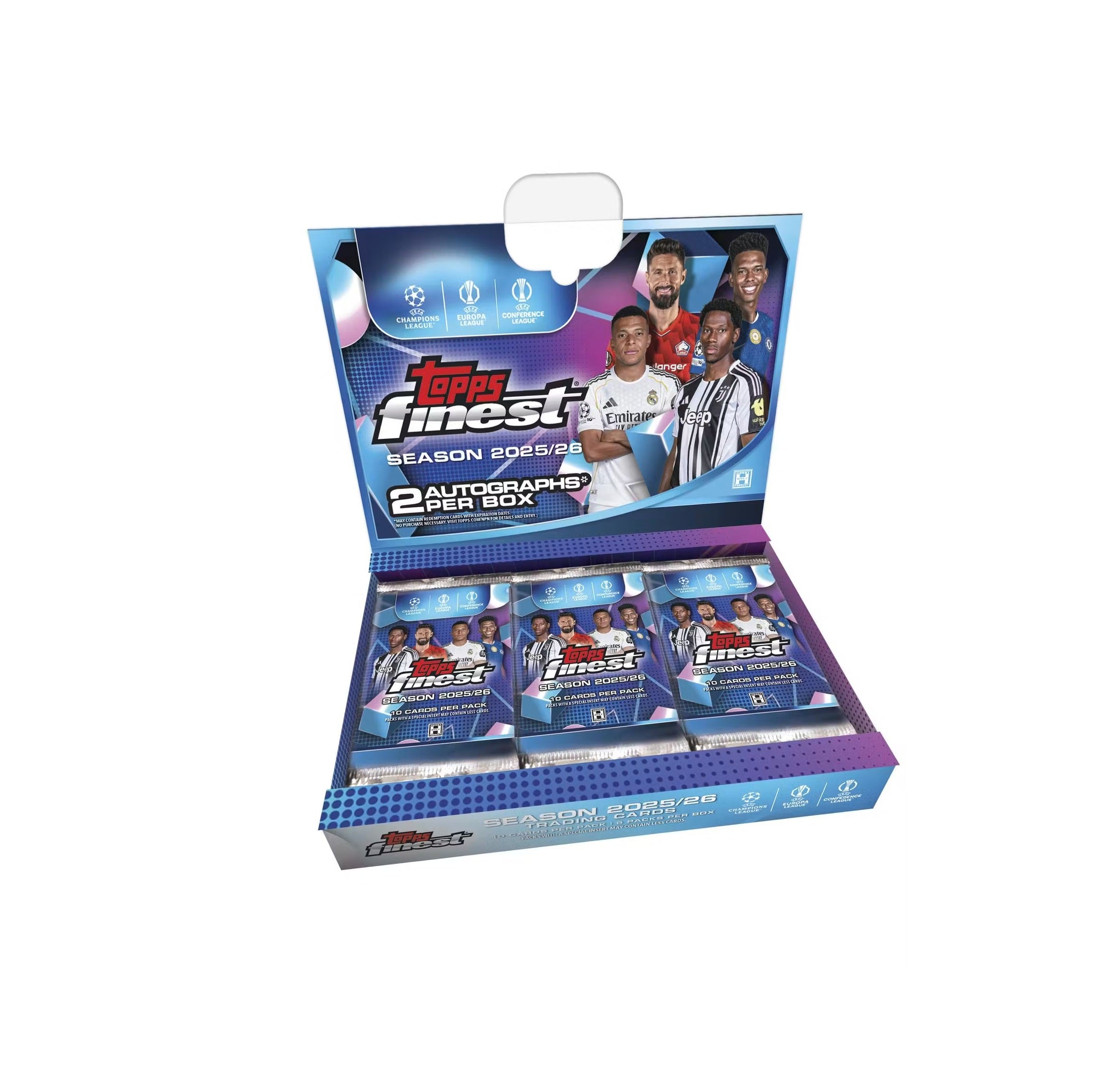 2025-26 Topps Finest UEFA Hobby Box
